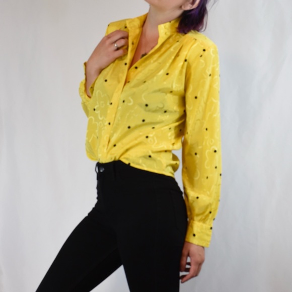 Vintage Tops - 🦊B1G1 Free 80s VTG JH Collectibles Button Up Top